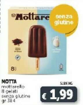 Deco Supermercati Motta Rello Gelato Con Latte Fresco Italiano 384 G(ml) offerta
