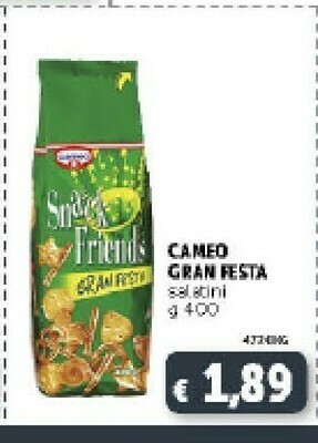 Deco Supermercati Cameo Snack Friends Gran Festa 400 G(ml) offerta