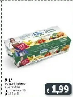 Deco Supermercati Mila Yogurt Intero Alla Frutta Gusti Assortiti 1000 G(ml) offerta