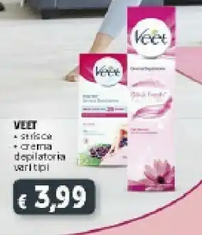 Veet Strisce Depilatoria Sikl&fresh