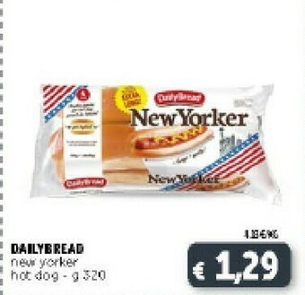 Deco Supermercati Dailybread New Yorker Hot Dog - G 320 offerta
