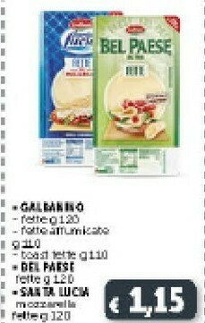 Deco Supermercati Galbani Santa Lucia Mozzarella offerta