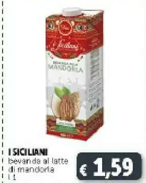 Deco Supermercati I Siciliani Bevanda Al Altte Di Mandorla offerta