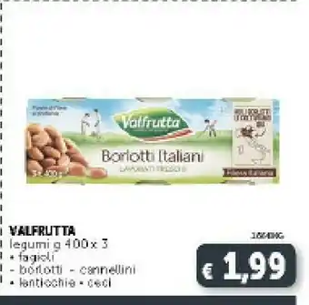 Deco Supermercati Valfrutta Borlotti Italiani Lavorati Freschi offerta