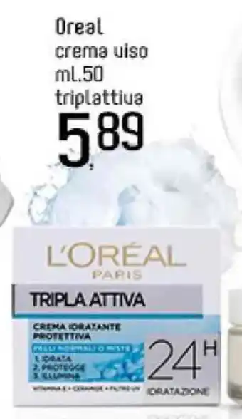 Famila Market Oreal crema viso ml.50 triplattiva offerta