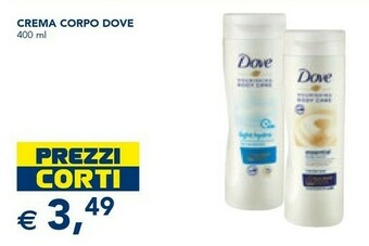 Esselunga Dove Crema Corpo 400 Ml offerta
