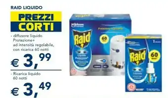 Esselunga Raid Liquido offerta