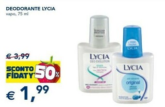 Esselunga Lycia Deodorante offerta