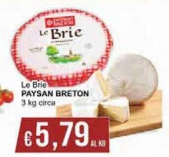 Paysan Breton Le Brie 3 kg circa