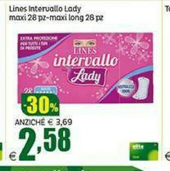 Elite Lines Assorbenti lines offerta
