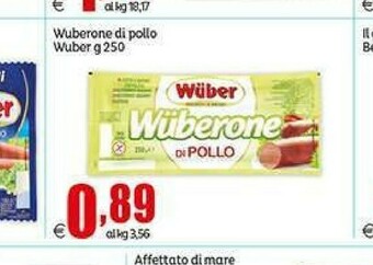 Elite Wuber Wurstel di pollo offerta