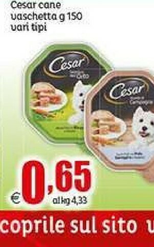Elite Cesar Cibo per cani offerta