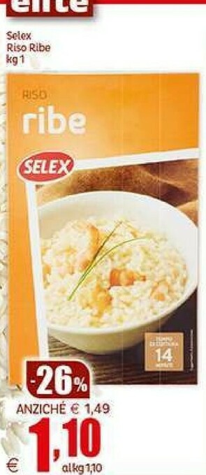 Elite Selex Riso offerta