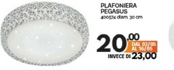 Orizzonte Plafoniera Pegasus offerta