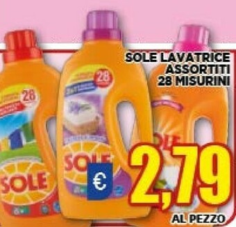Vivo Supermercati Sole Detersivo lavatrice offerta