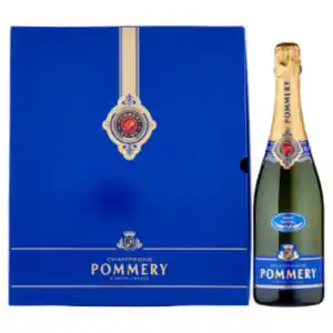 Pommery champagne brut royal 750 ml + 2 flutes