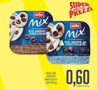 Supermercati Piccolo Müller Yogurt Vari Gusto 120/150g offerta