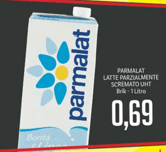 Supermercati Piccolo Parmalat Latte Parzialmente Scremato UHT Brik 1 litro offerta