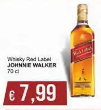 Johnnie Walker Whisky Red Label 70 cl
