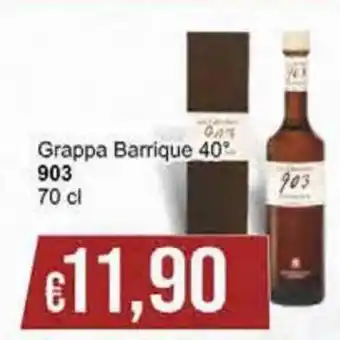 903 Grappa Barrique 40° 70 cl