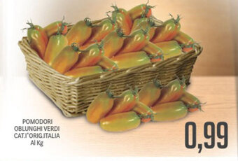 Supermercati Piccolo Pomodori Oblunghi Verdi offerta