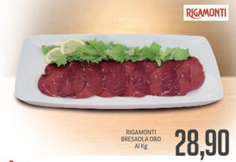 Supermercati Piccolo Rigamonti Bresaola Oro offerta