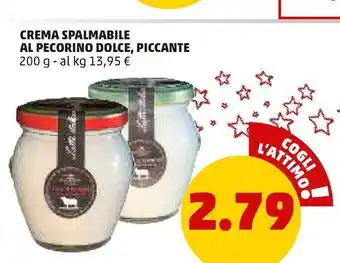 PENNY Crema spalmabile al pecorino dolce piccante offerta