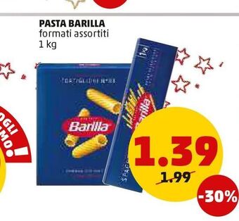PENNY Pasta barilla formati assortiti 1 kg offerta
