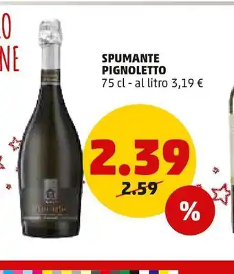 Spumante pignoletto 75 cl