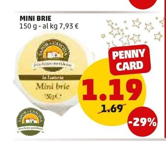 PENNY Mini brie 150 g offerta