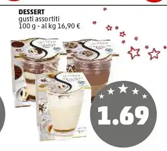 PENNY Dessert gusti assortiti 100 g offerta