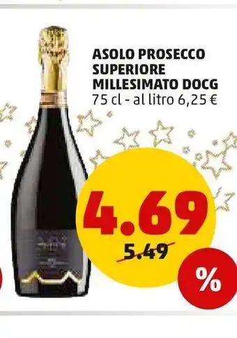 PENNY Asolo prosecco superiore millesimato docg offerta