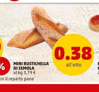 PENNY Mini rustichella di semola offerta