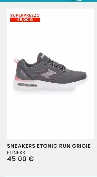Pittarello Sneakers etonic run grigie offerta