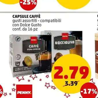 PENNY Capsule di caffè offerta