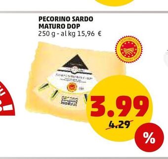 PENNY Pecorino sardo maturo dop 250 g offerta