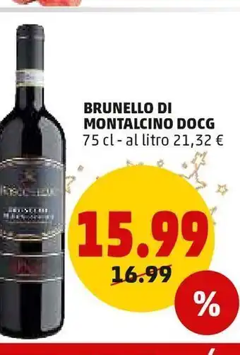 PENNY Brunello di montalcino docg 75 cl offerta