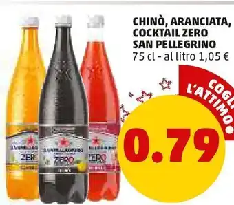 PENNY Chino, aranciata cocktail zero san pellegrino offerta