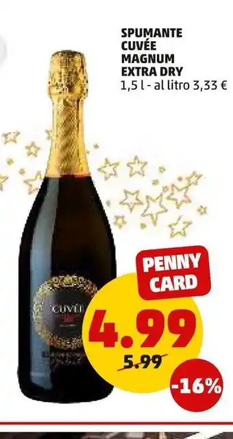 PENNY Spumante magnum cuvee extra dry offerta