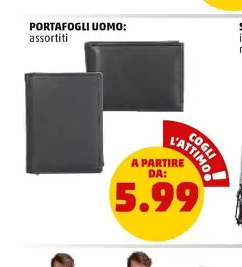 PENNY Portafogli uomo offerta