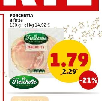 PENNY Porchetta a fette 120 g offerta