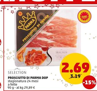 PENNY Prosciutto di parma dop offerta