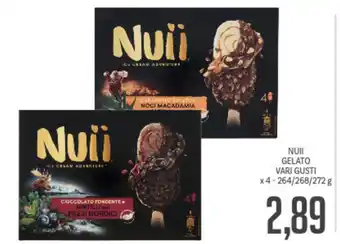 Supermercati Piccolo Nuii Gelato Vari Gusti x 4 264/268/272g offerta