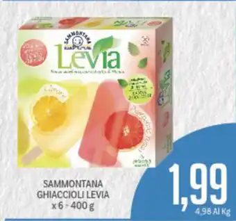 Supermercati Piccolo Sammontana Ghiaccioli Levia x 6 400g offerta
