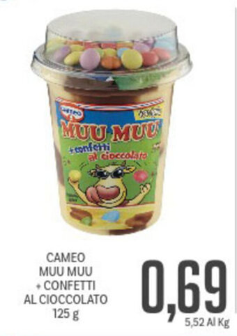 Supermercati Piccolo Cameo Muu Muu + Confetti Al Cioccolato 125g offerta