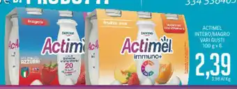 Supermercati Piccolo Actimel Intero/Magro Vari Gusti 100g x 6 offerta