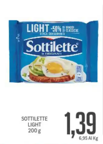 Supermercati Piccolo Sottilette Light 200g offerta