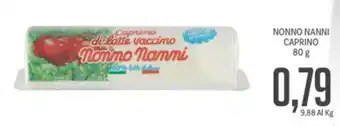 Supermercati Piccolo Nonno Nanni Caprino 80g offerta