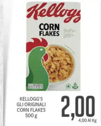 Supermercati Piccolo Kellogg's Corn Flakes Gli Originali 500g offerta