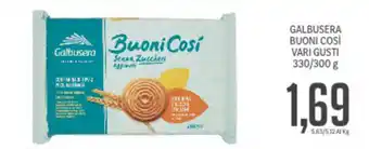 Supermercati Piccolo Galbusera Buoni Così Vari Gusti 330/300g offerta